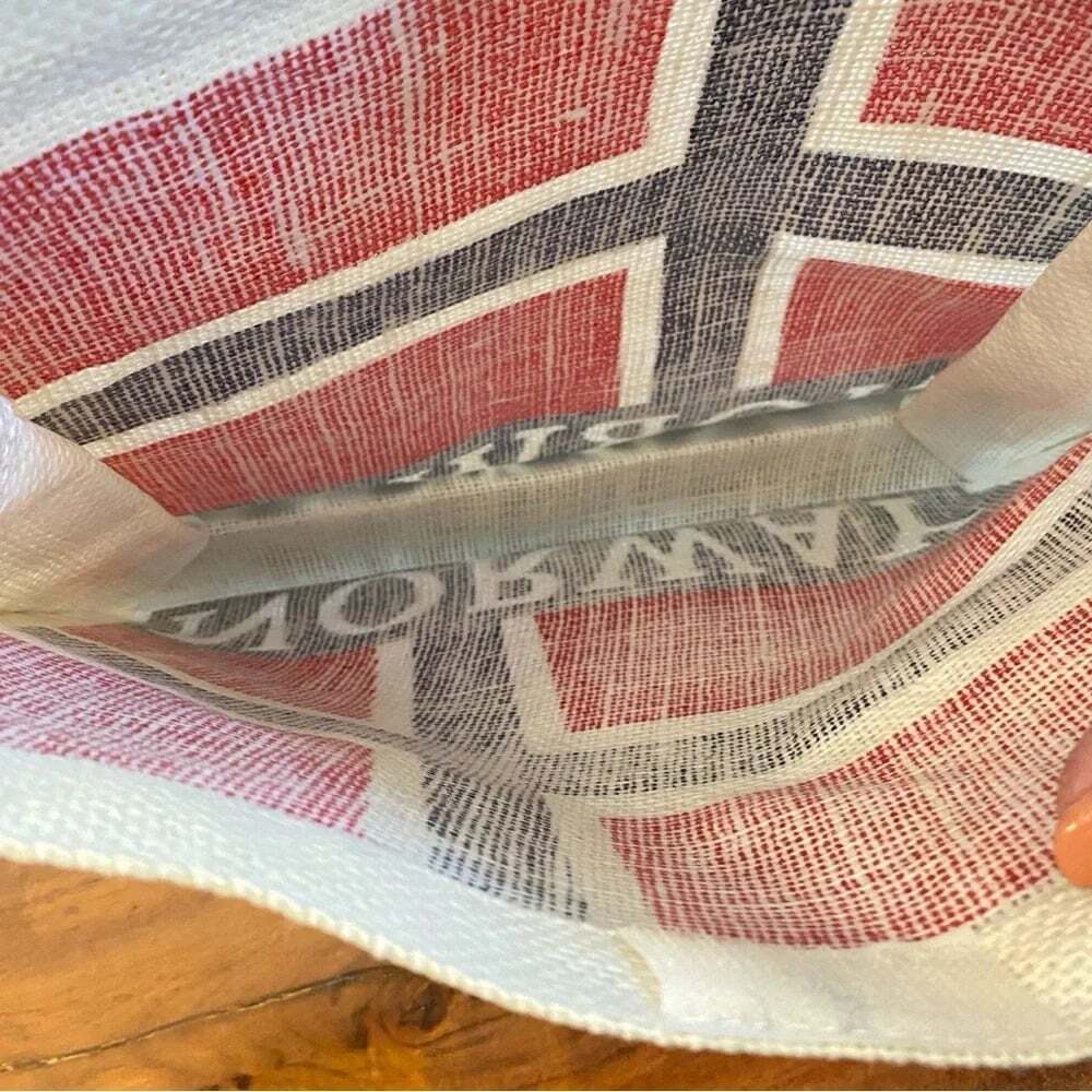Norway ๐ณ๐ด Woven Burlap Tote Bag - Picture 11 of 15